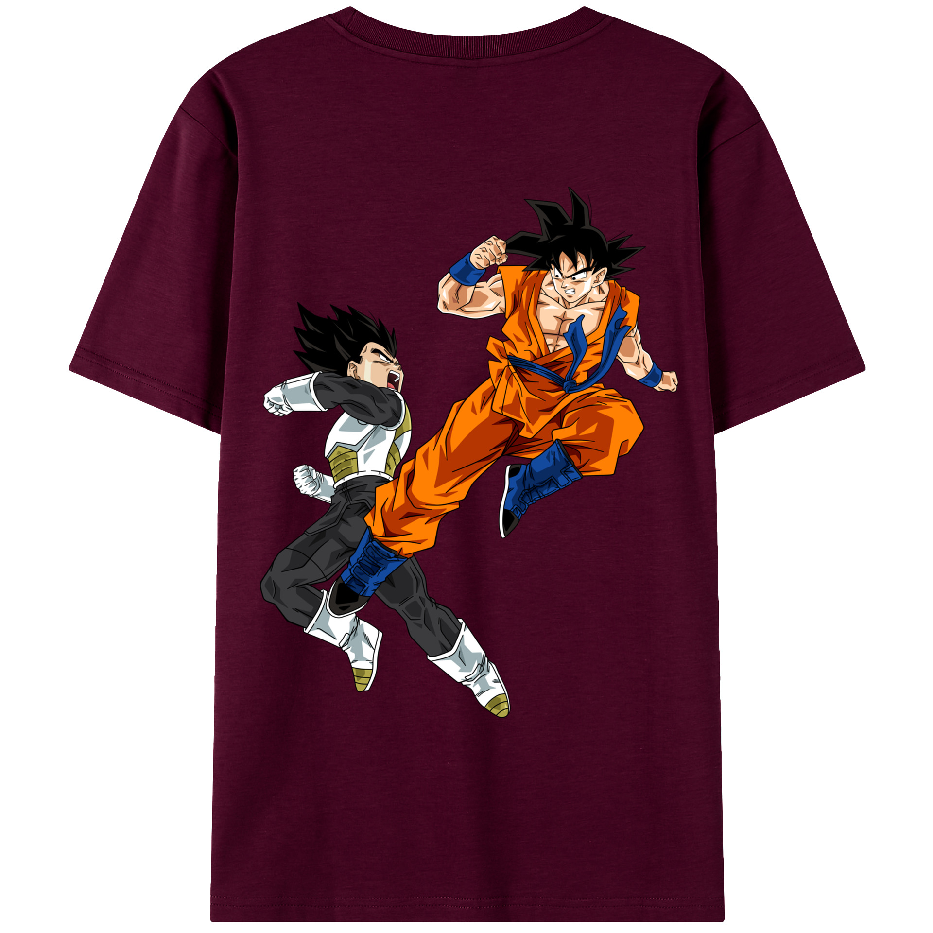 （画像用） ドラゴンボール 孫悟空（そん ごくう）Son Goku カカロット DRAGON BALL Kakarotto レディース半袖Tシャツ(バックプリント)
